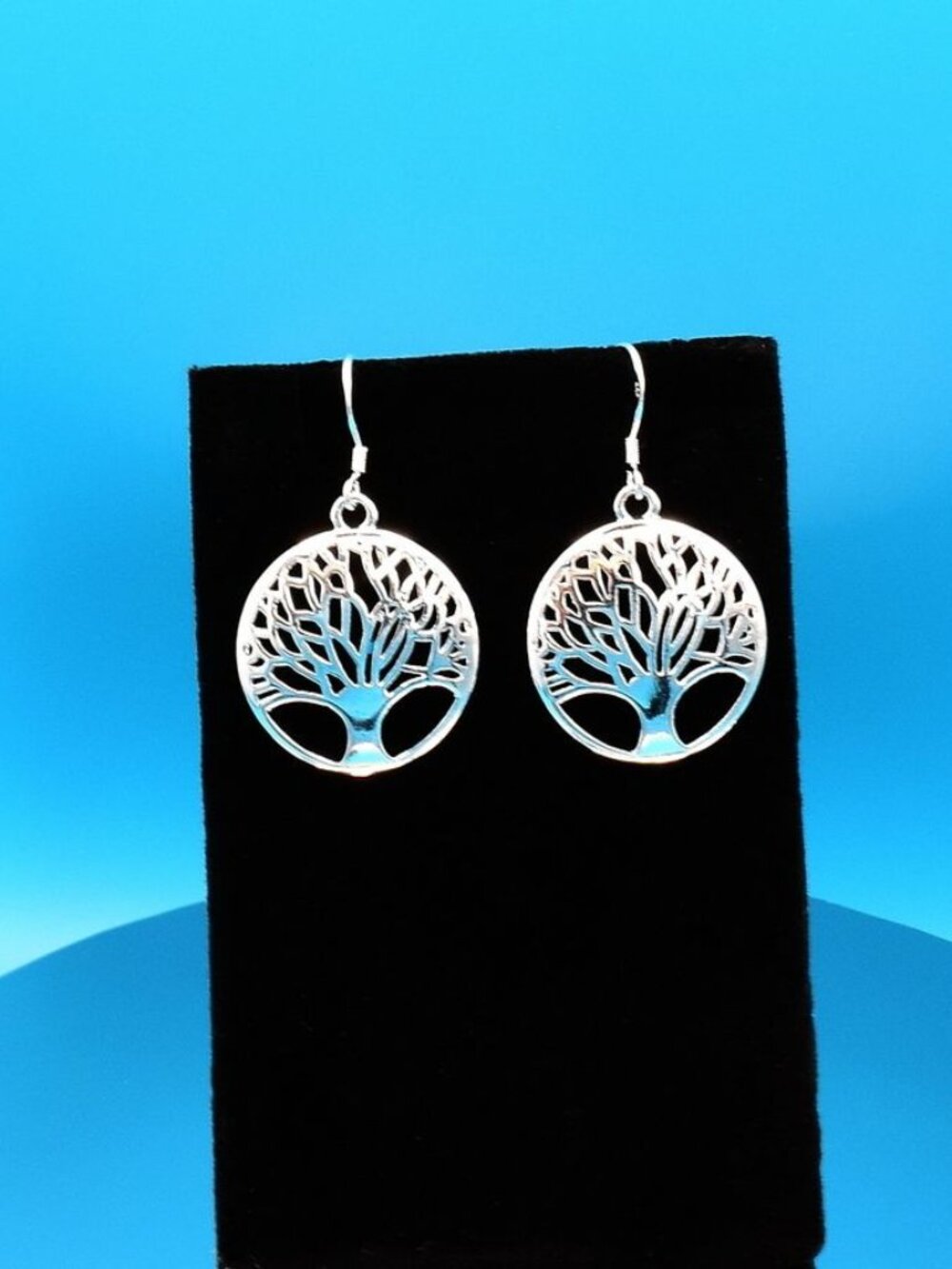 Destinelle Filigree Tree of Life 925 Sterling Silver Earrings Gift Packaged